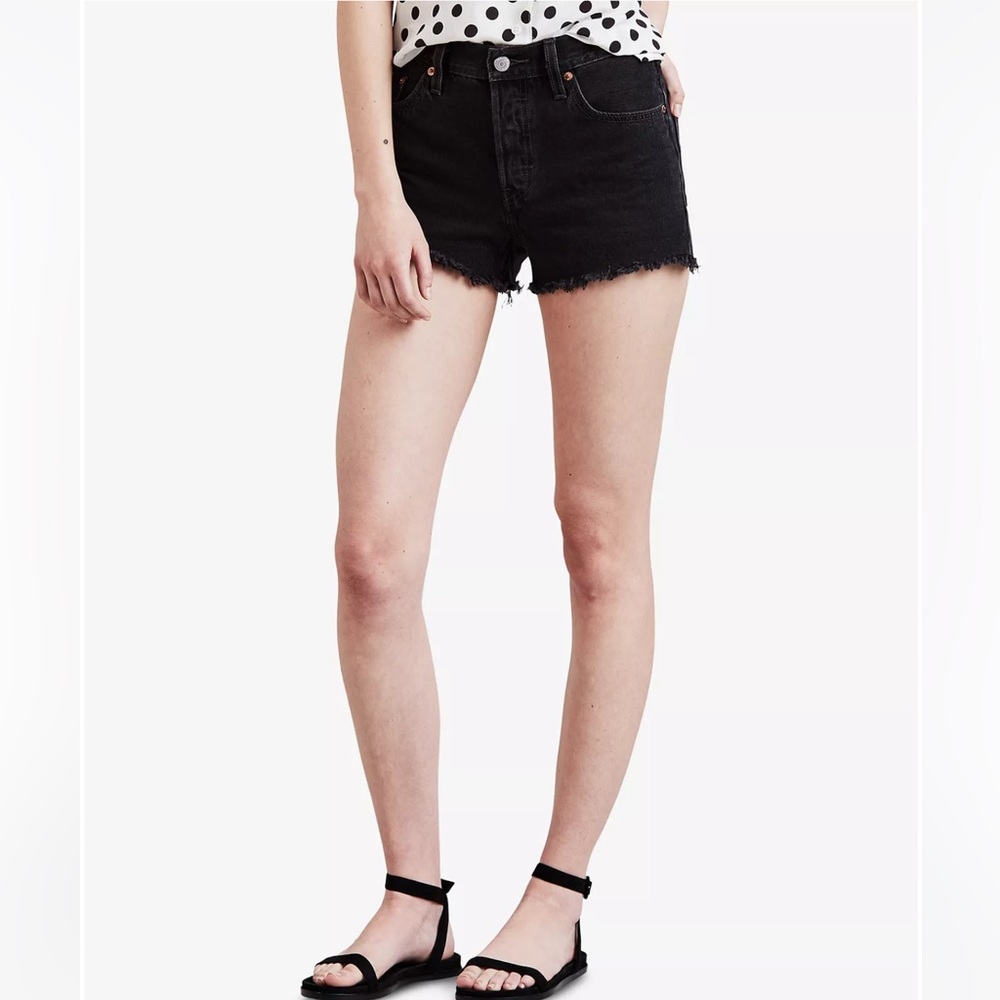 Levi's® 501® Cotton High-Rise Denim Shorts